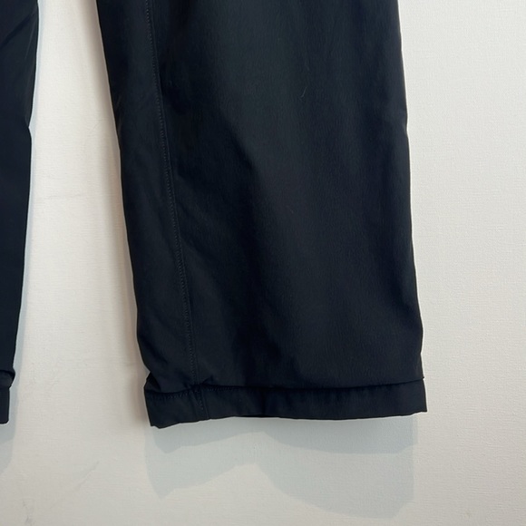 Women’s 8/32 blk mountain hard wear, grey fleece inside, drawstring pant black - Picture 6 of 9